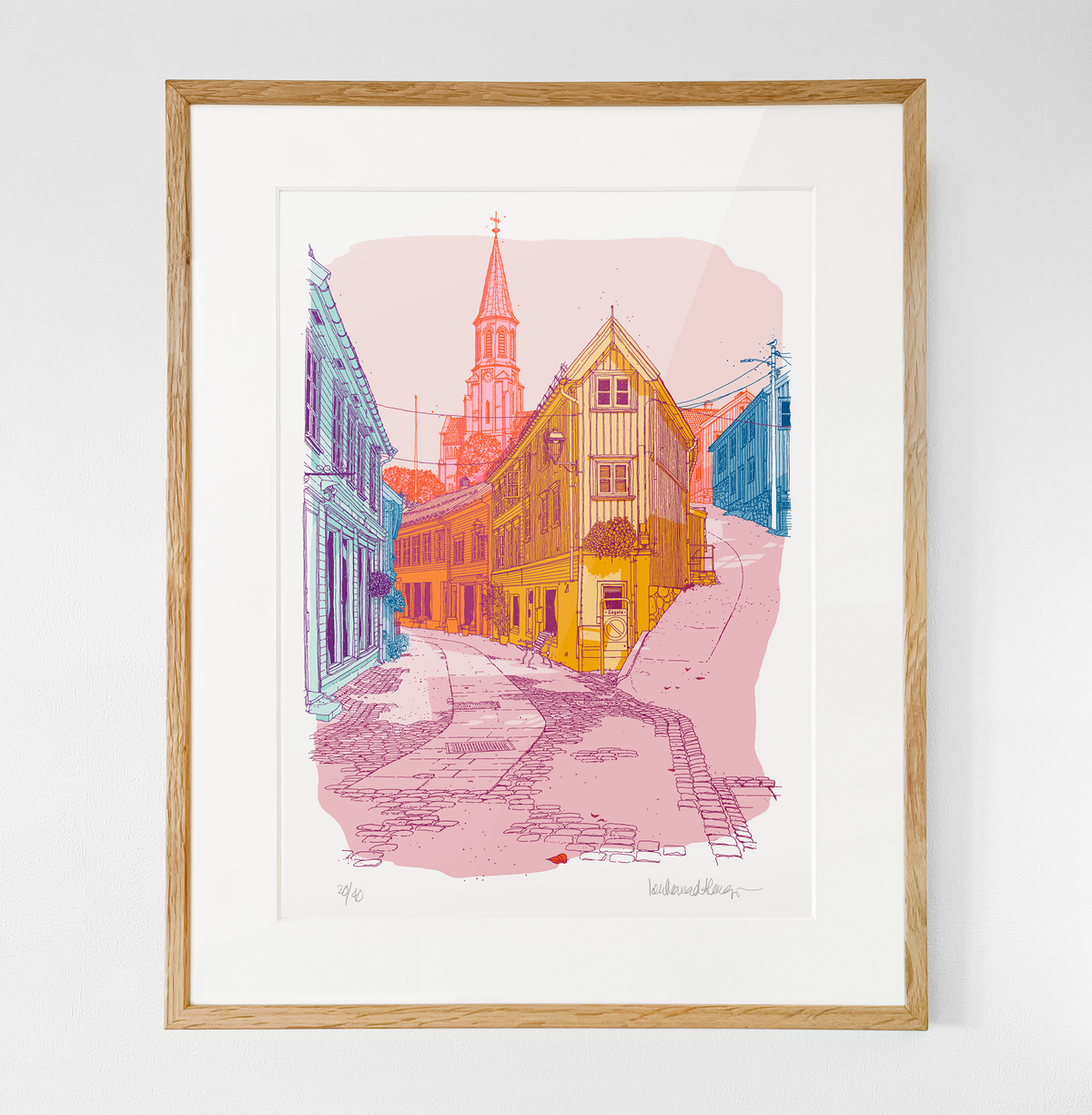 "Kirkekleiva III" 31,5x43