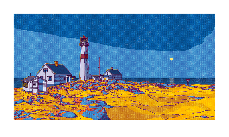 "Torungen fyr II" 50x30