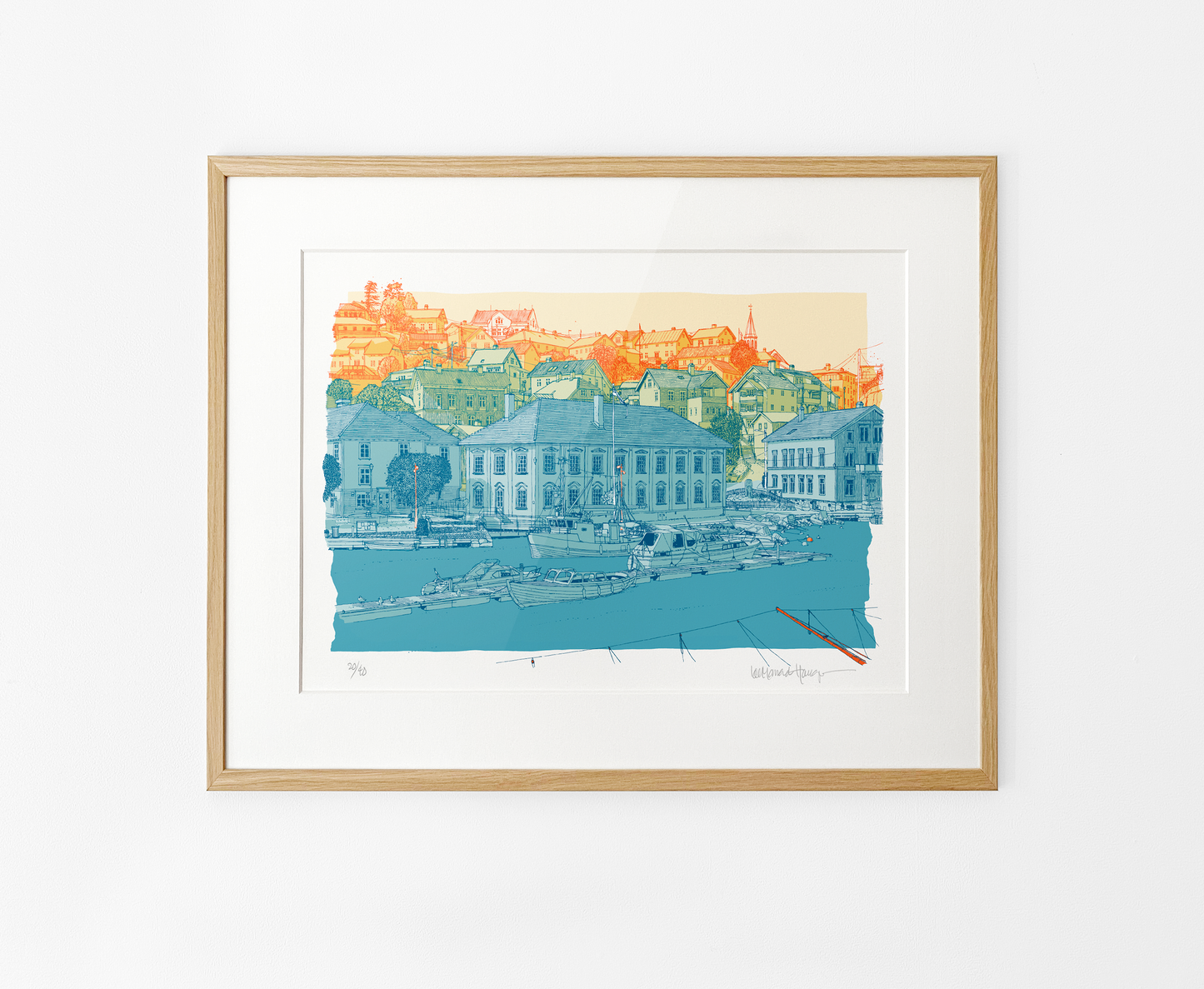 "Tvedestrand havn II" 43x31,5