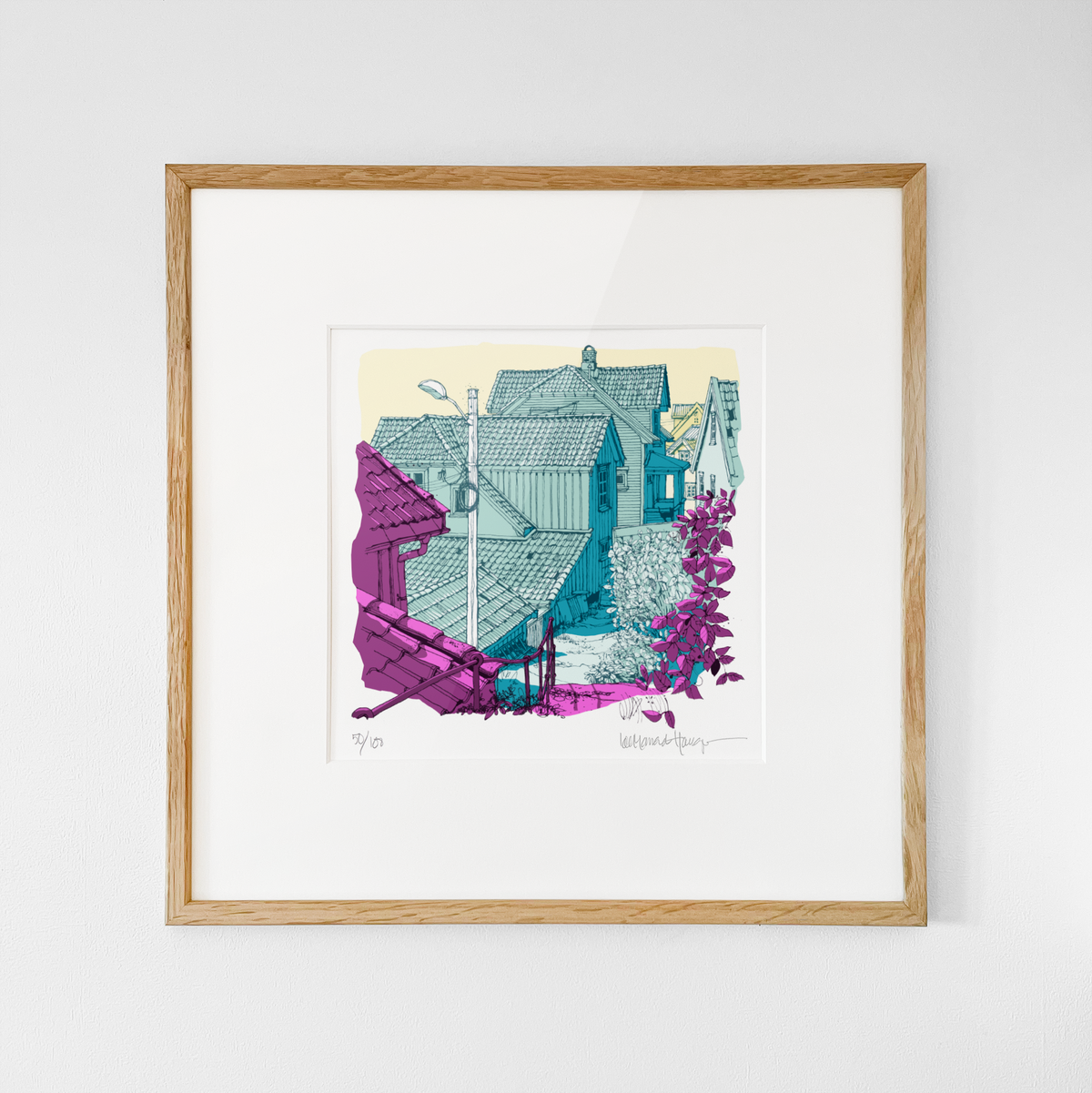 "Trapp ved branntårnet" 30x30