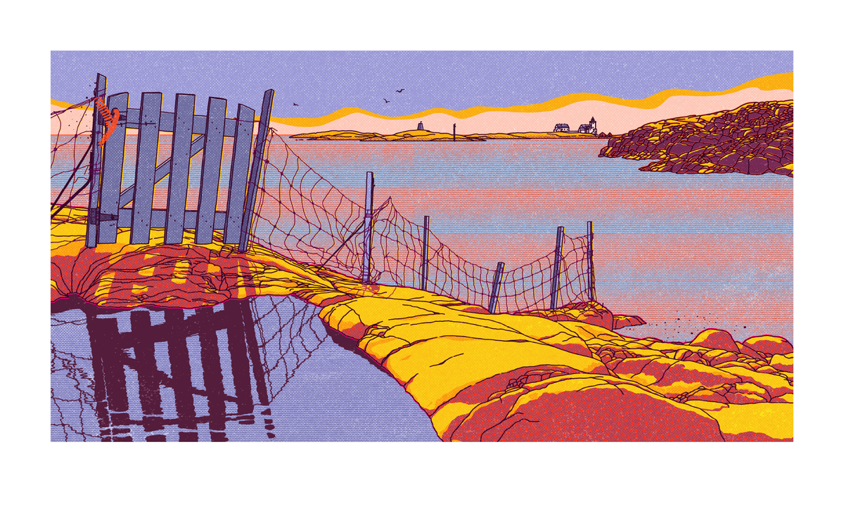 "Kalvehageneset" 50x30