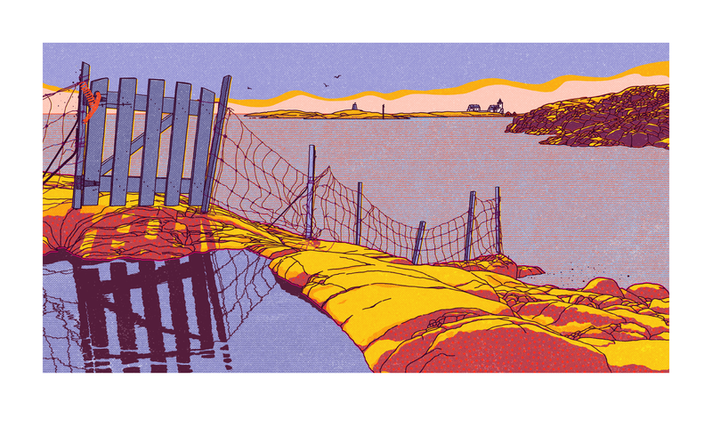 "Kalvehageneset" 50x30
