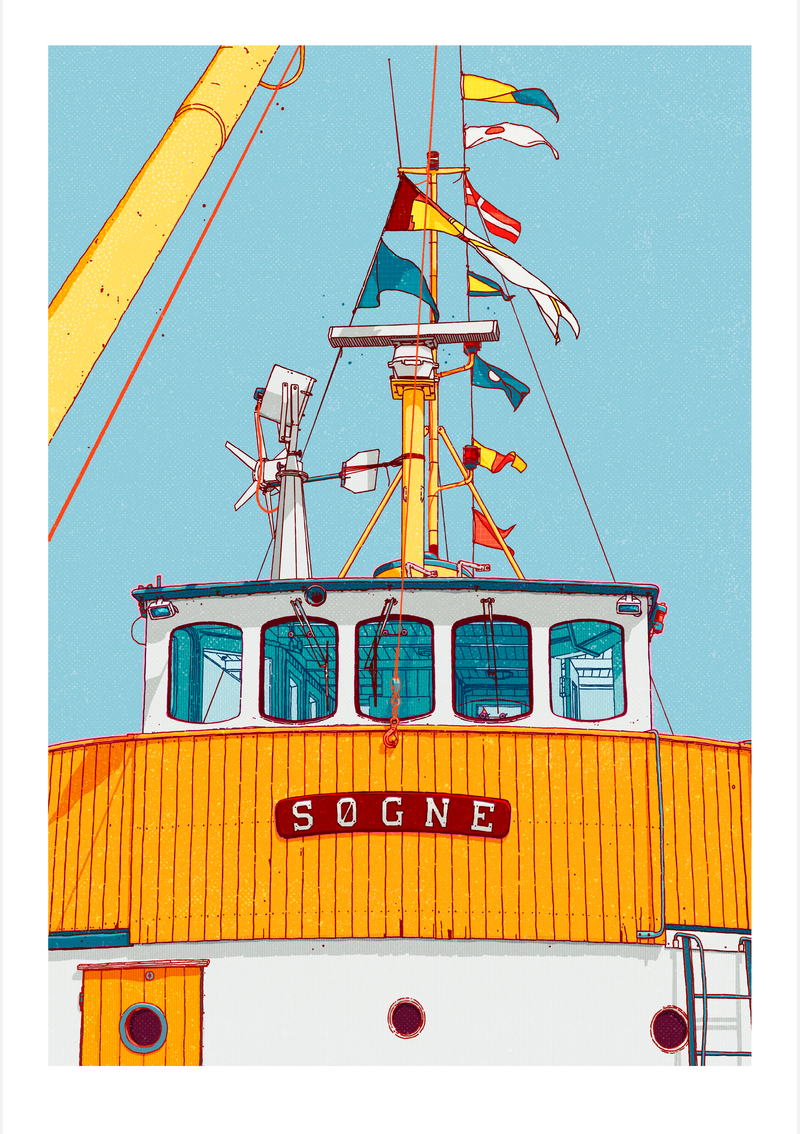 "M/S Søgne II" 70x100