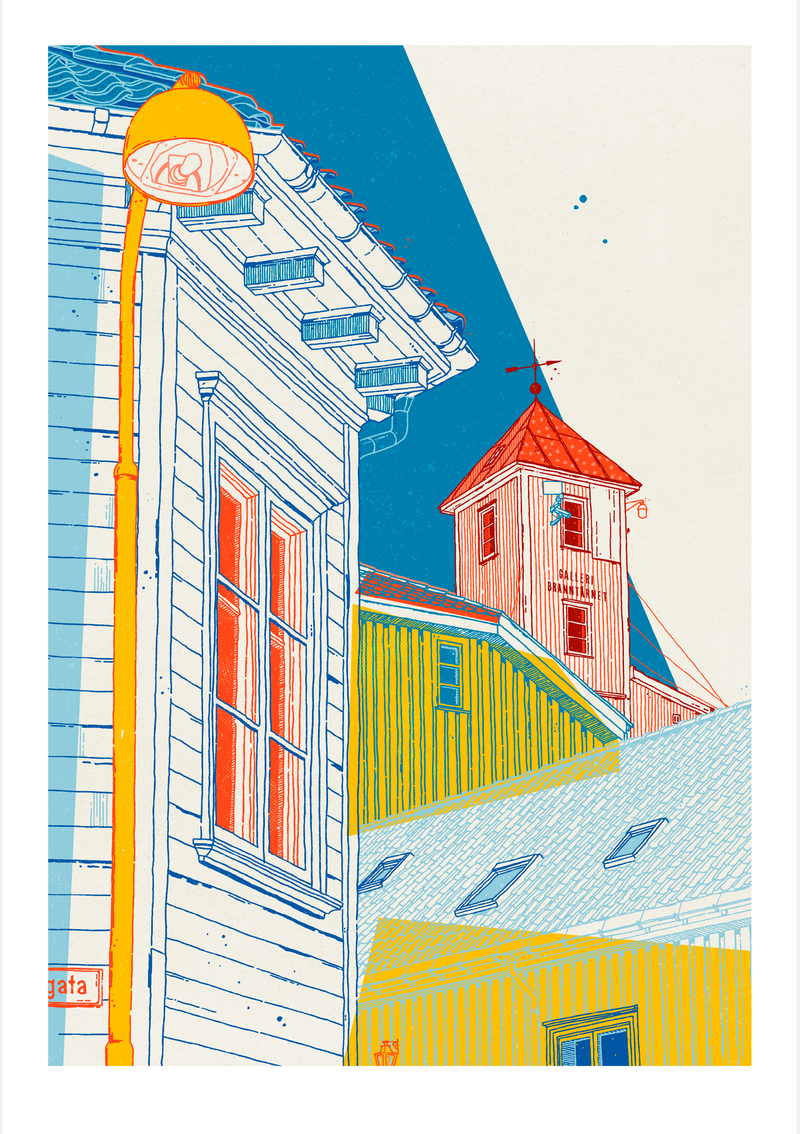 "Branntårnet" 70x100
