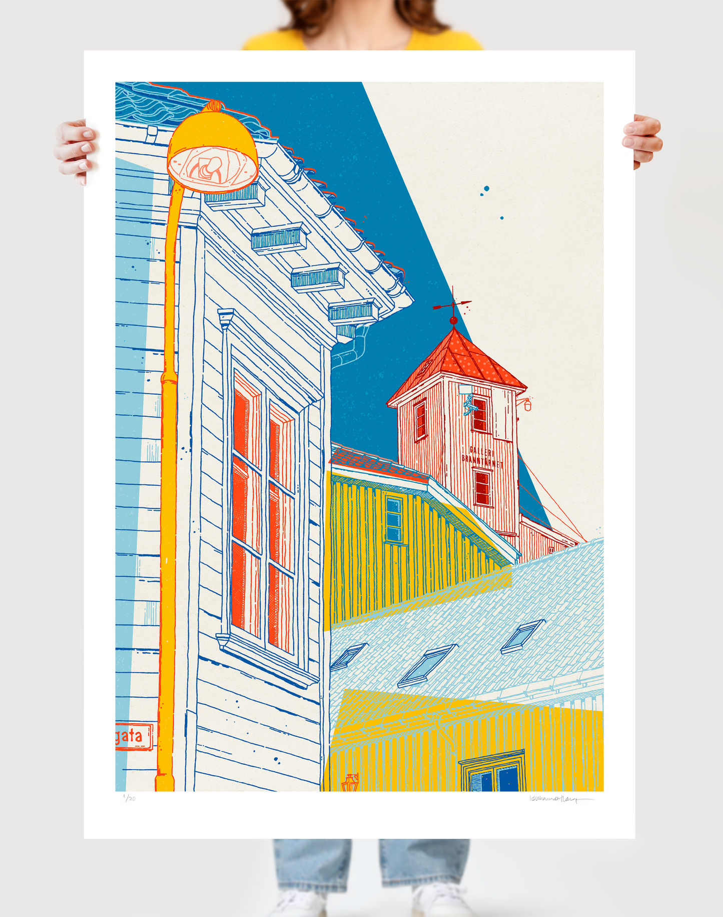 "Branntårnet" 70x100