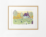 "Fjære kirke" 43x31,5