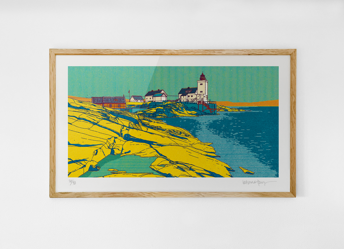 "Homborsund fyr" 50x30