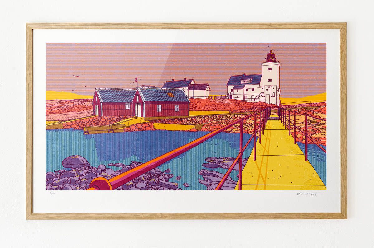 "Homborsund fyr II" 100x60