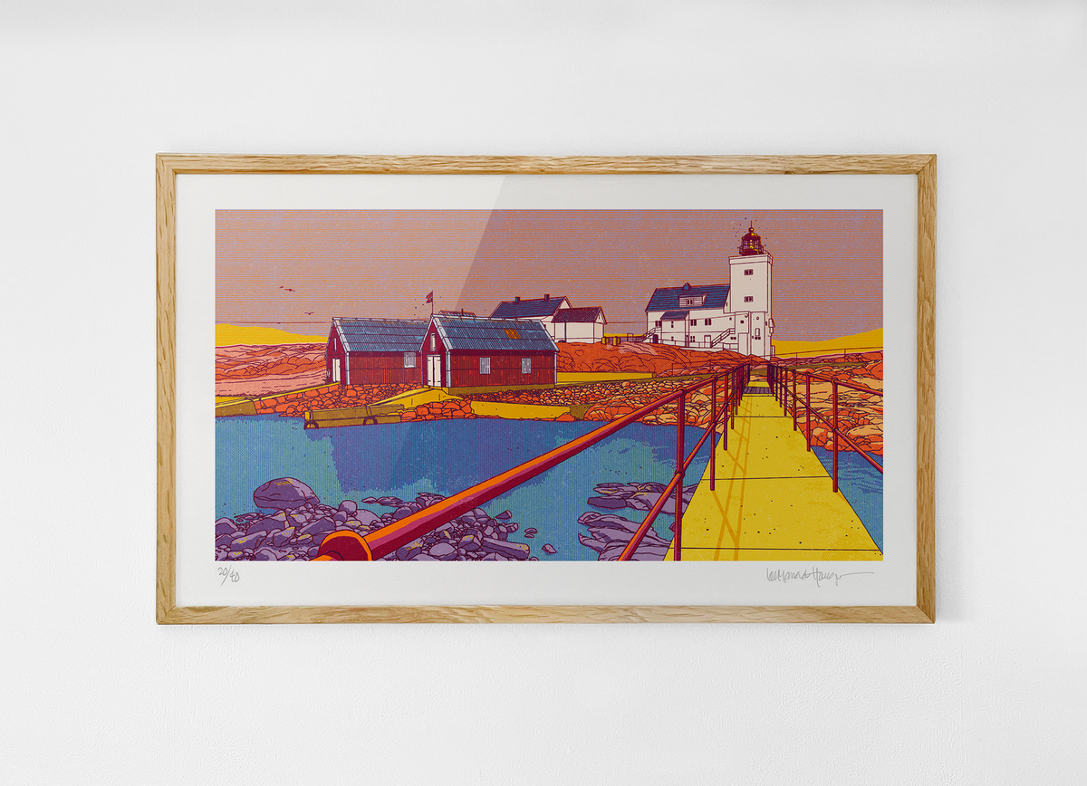 "Homborsund fyr II" 50x30