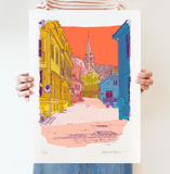 "Kirkegaten" 31,5x43