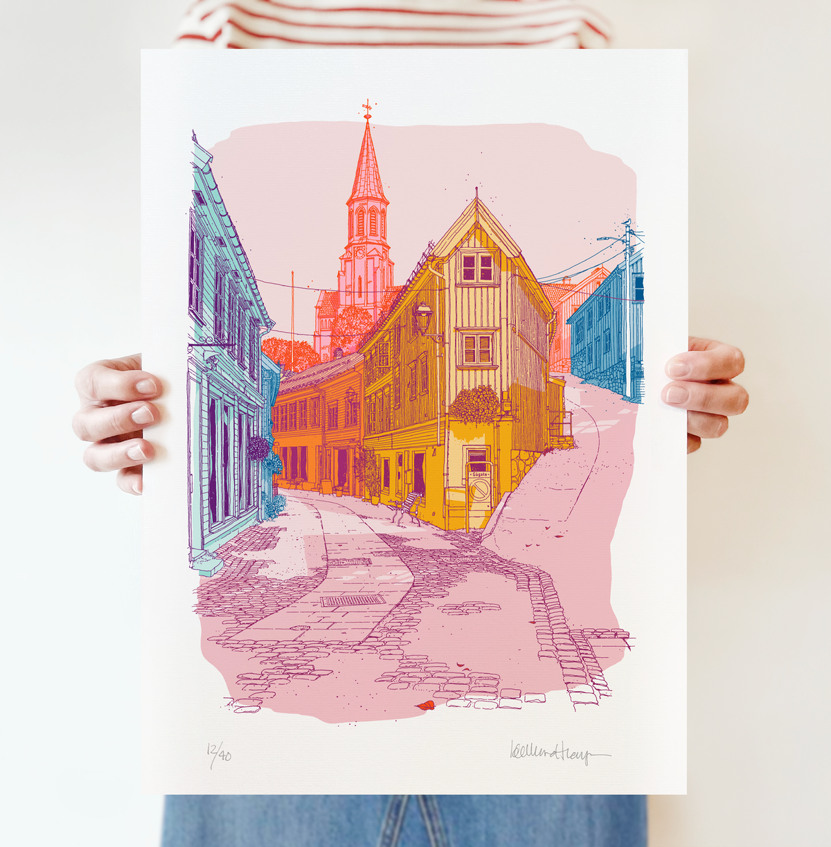 "Kirkekleiva III" 31,5x43