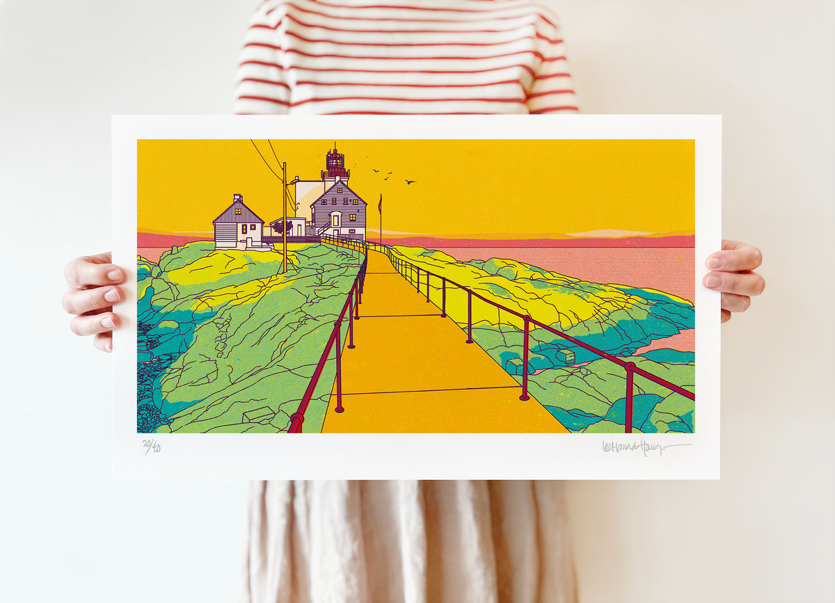 "Lyngør fyr II" 50x30