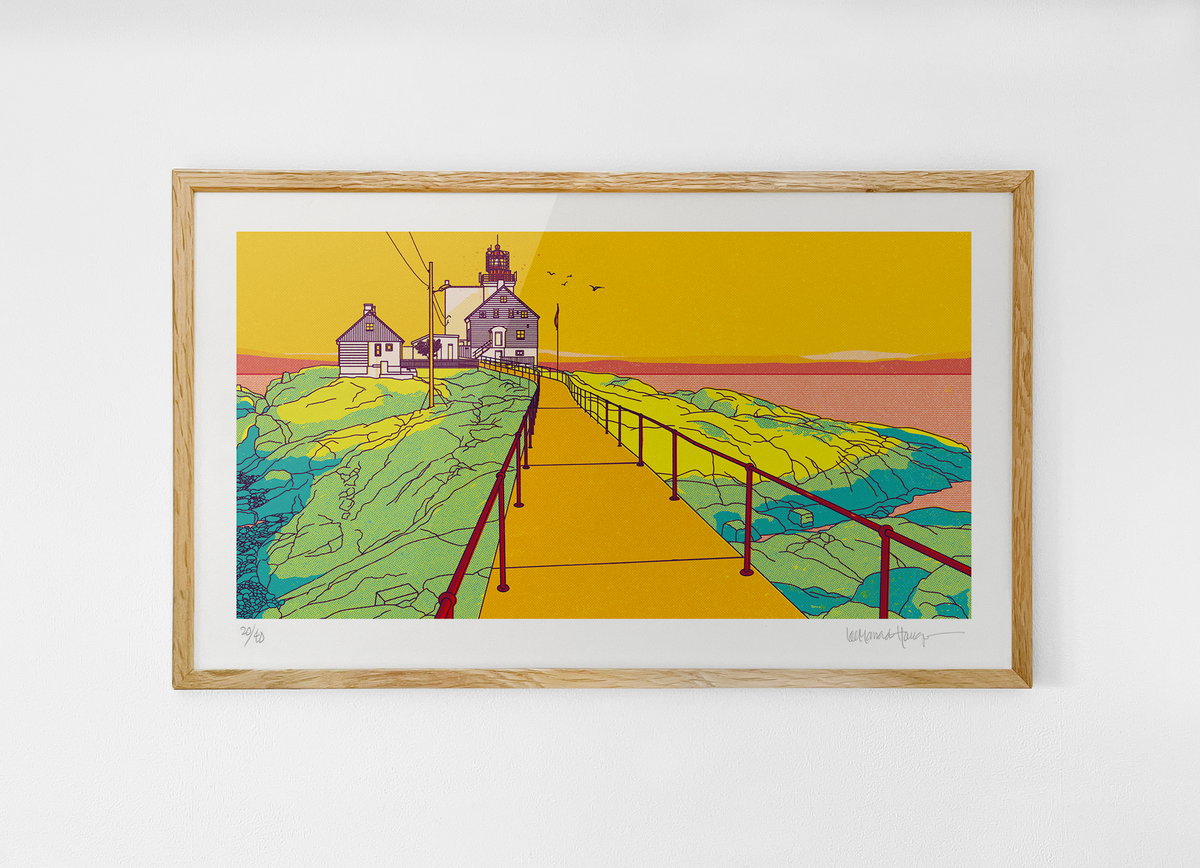 "Lyngør fyr II" 50x30