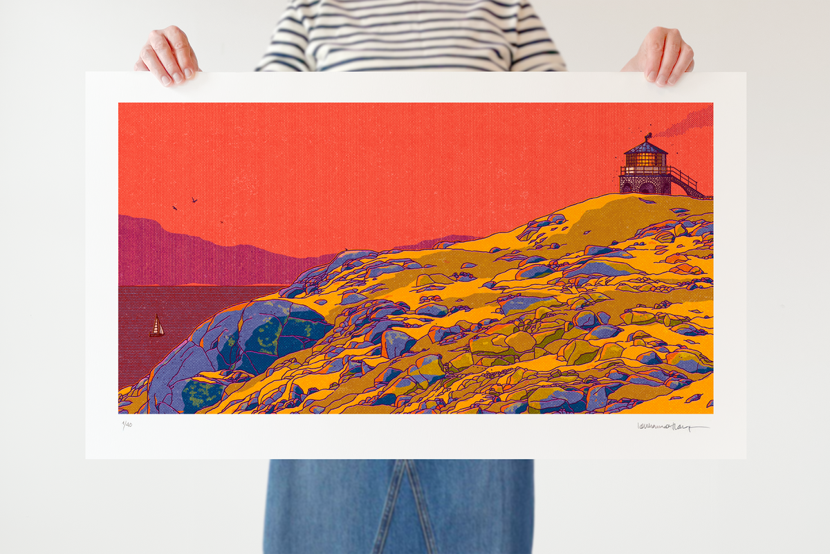 "Markøy fyr" 75x44