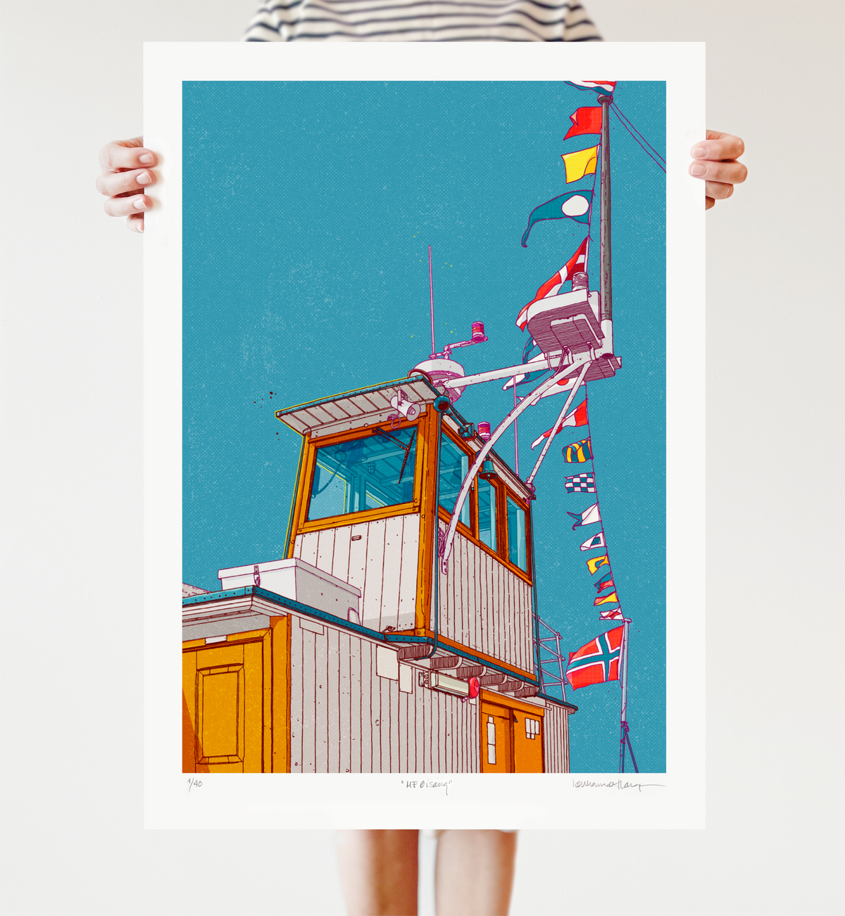 "M/F Øisang" 50x70