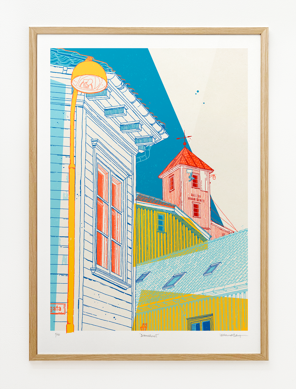 "Branntårnet" 50x70