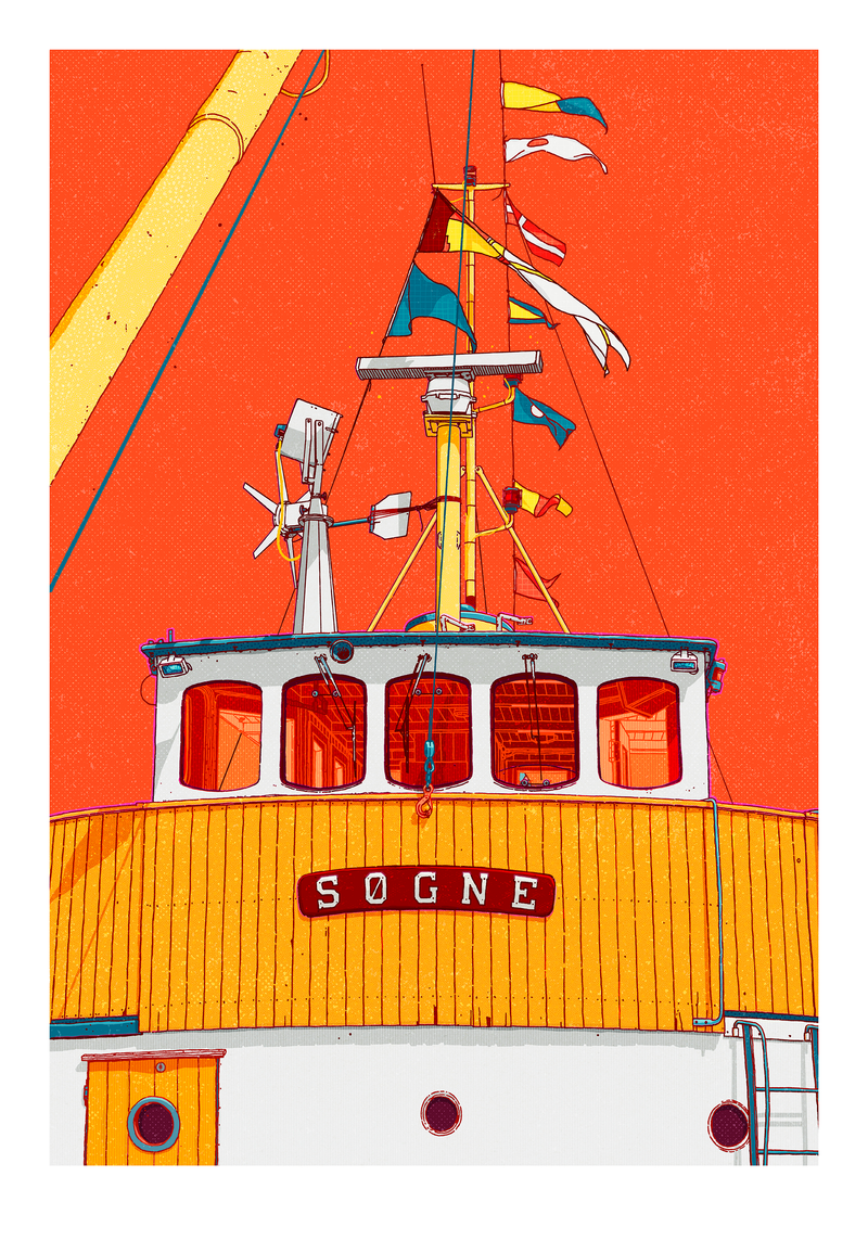 "M/S Søgne" 70x100