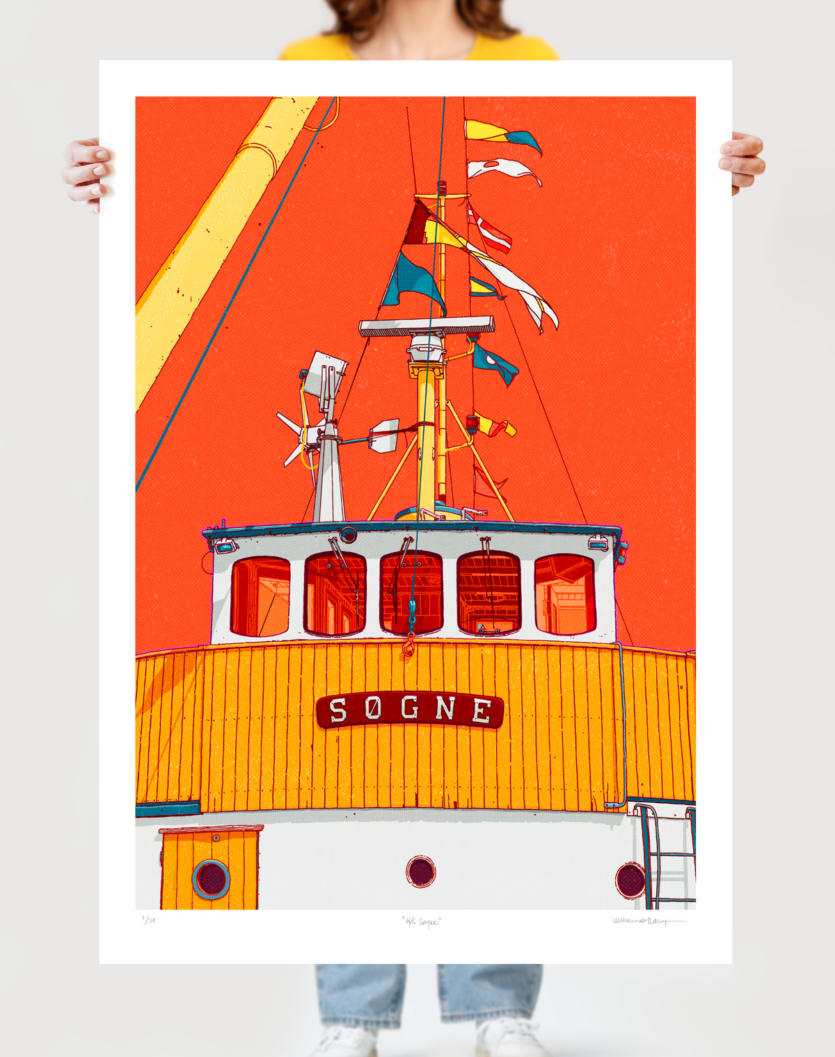 "M/S Søgne" 70x100