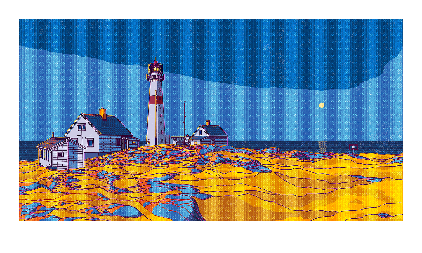 "Torungen fyr II" 100x60