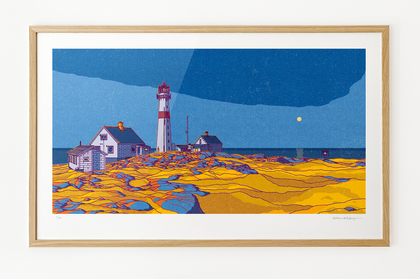 "Torungen fyr II" 100x60