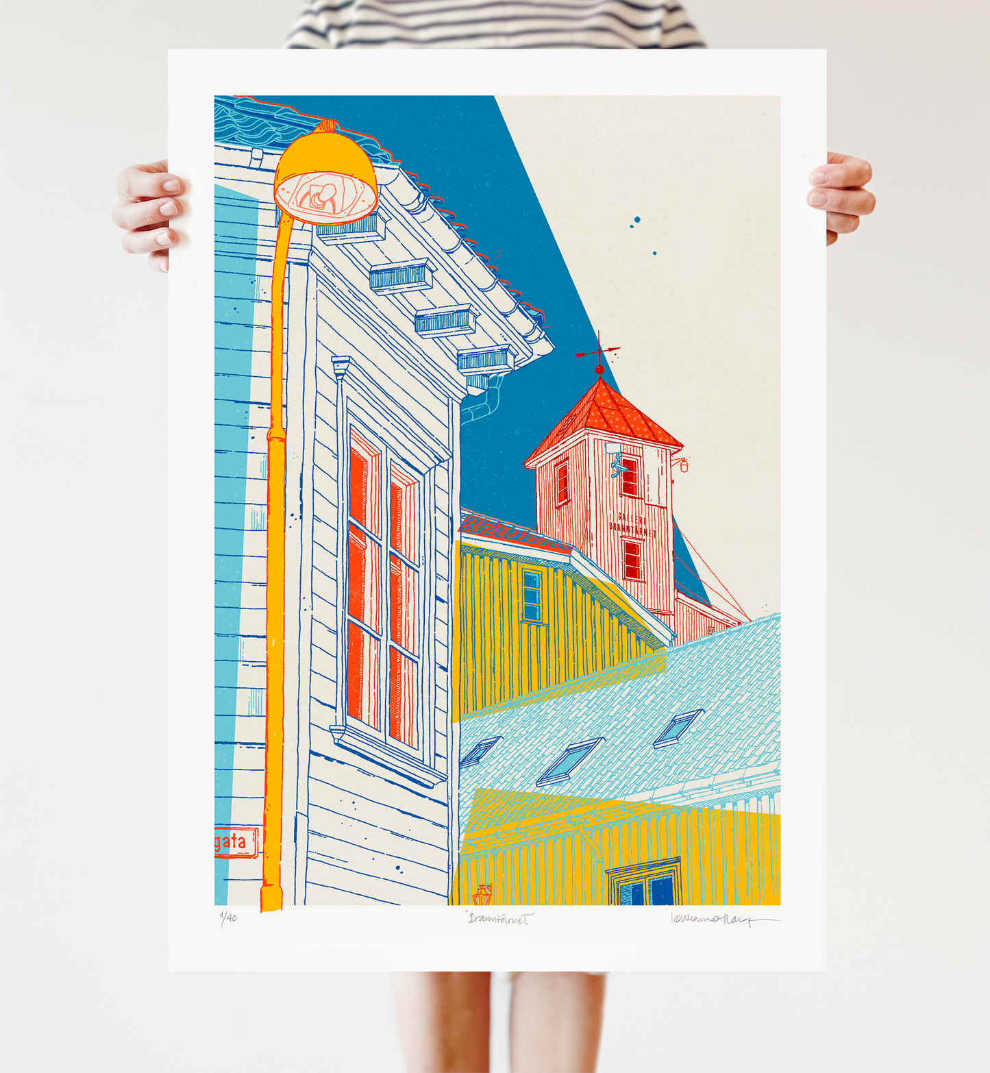 "Branntårnet" 50x70