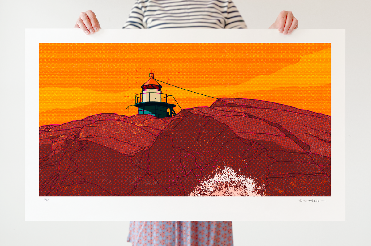 "Kvaknes-lykta" 100x60