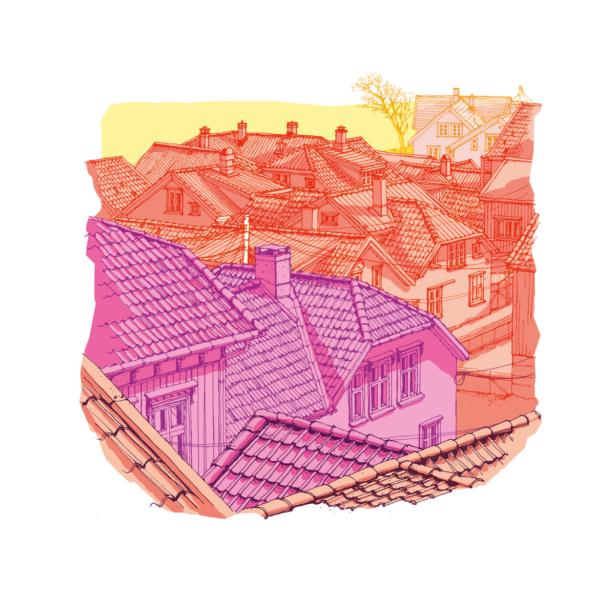 "Utsikt mot Kastellet" 30x30
