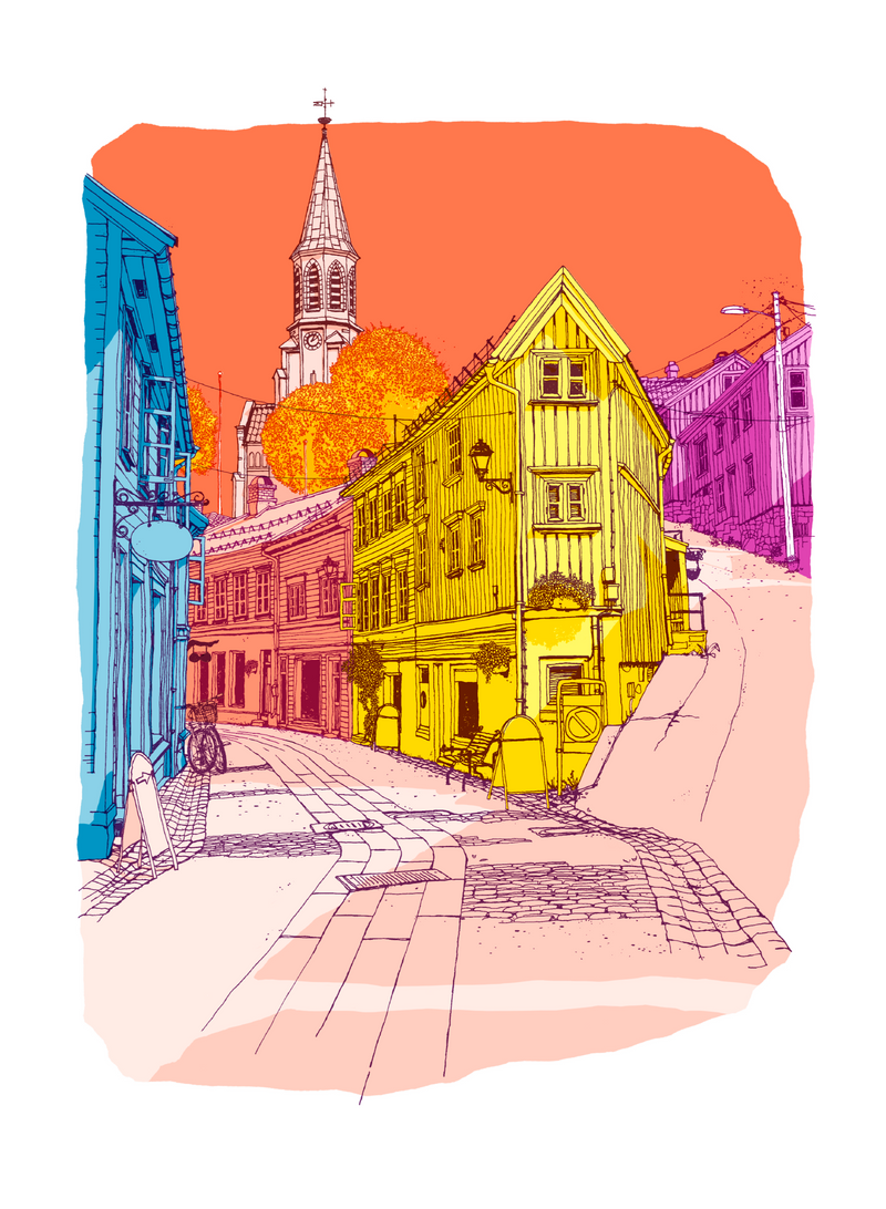 "Kirkekleiva" 31,5x43