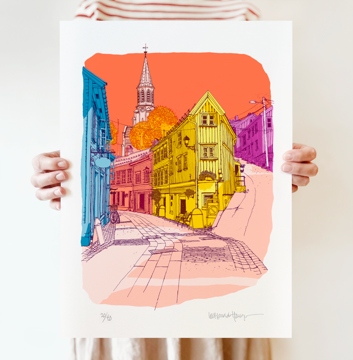 "Kirkekleiva" 31,5x43