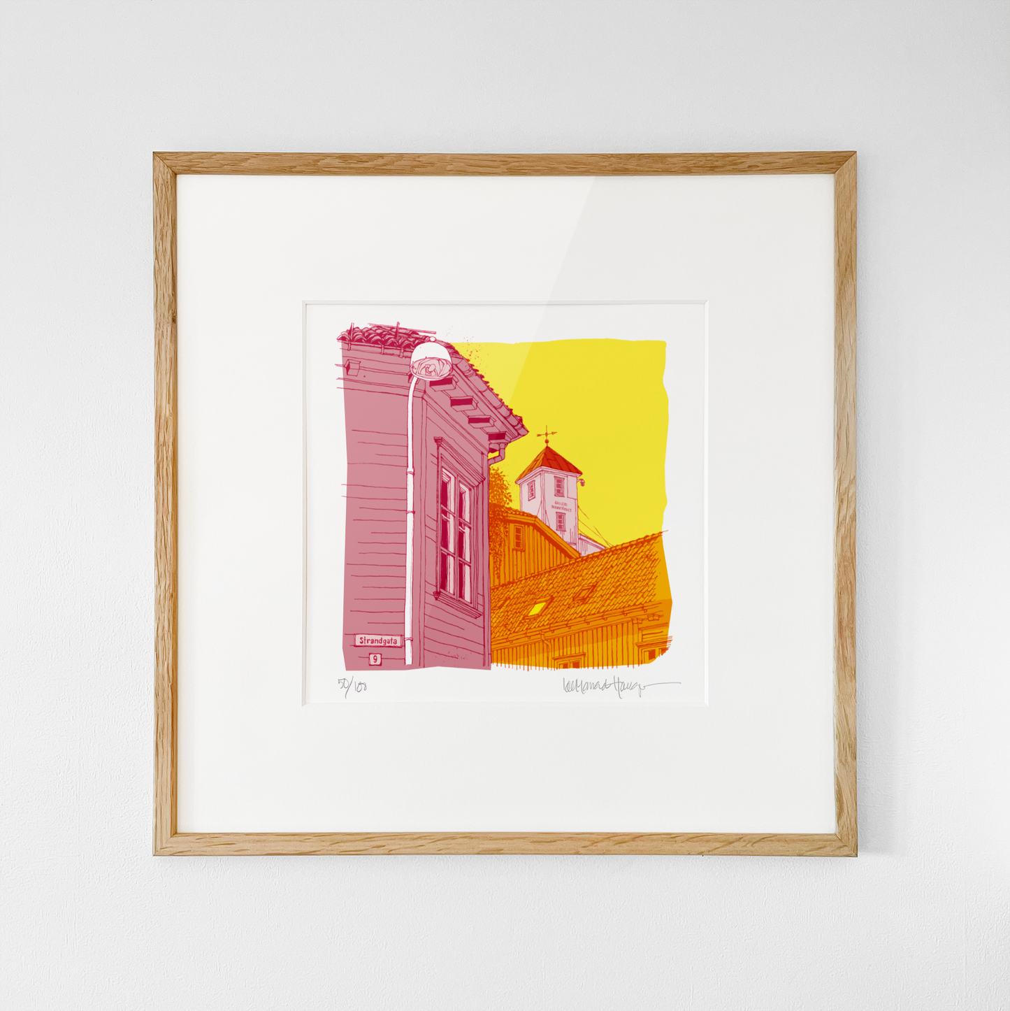 "Strandgata" 30x30