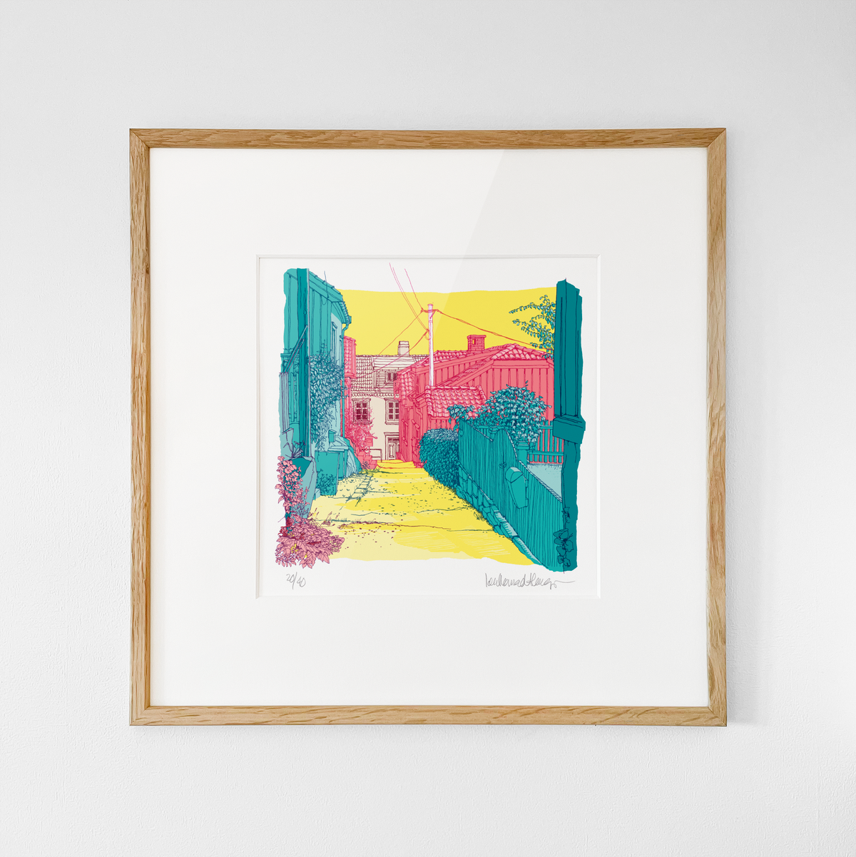 "Smalgangen" 30x30