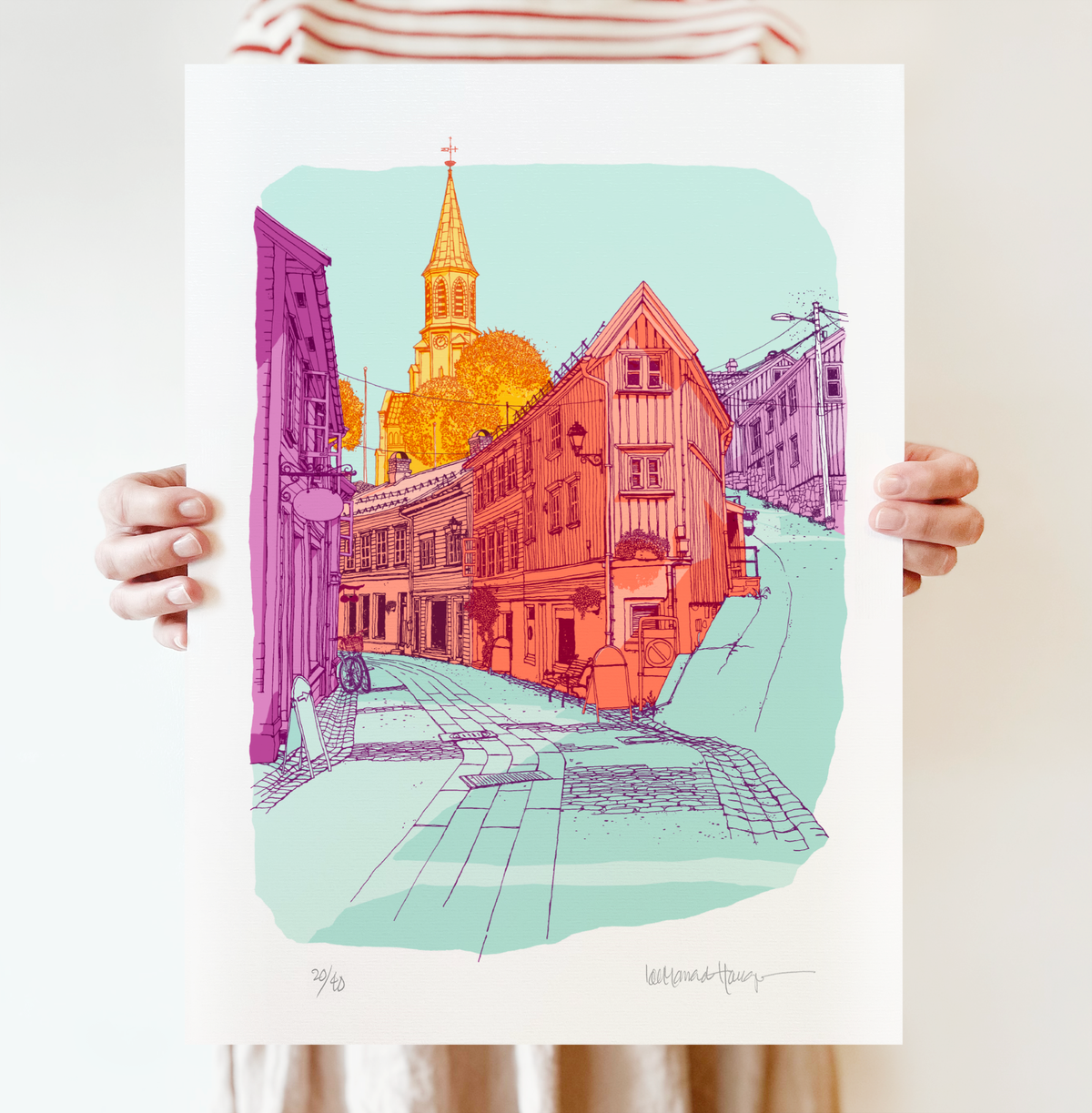 "Kirkekleiva II" 31,5x43