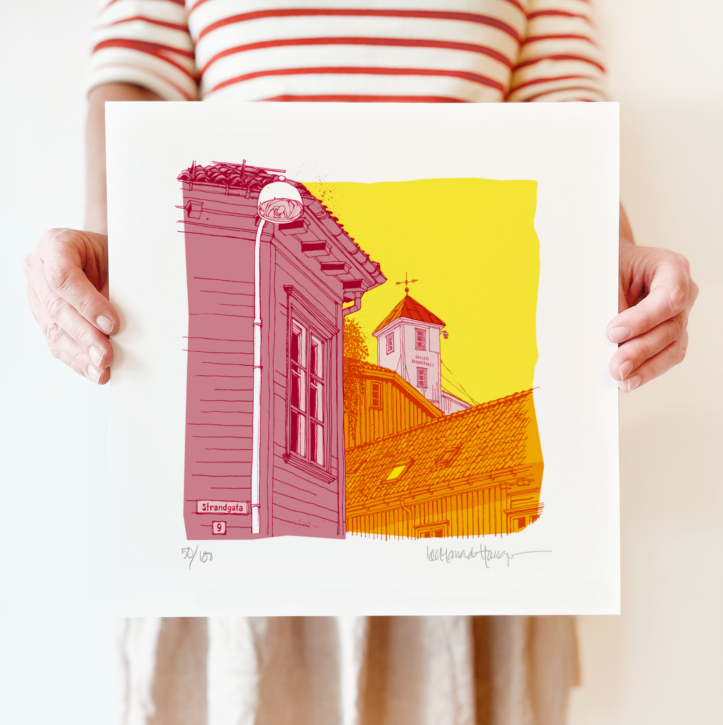 "Strandgata" 30x30